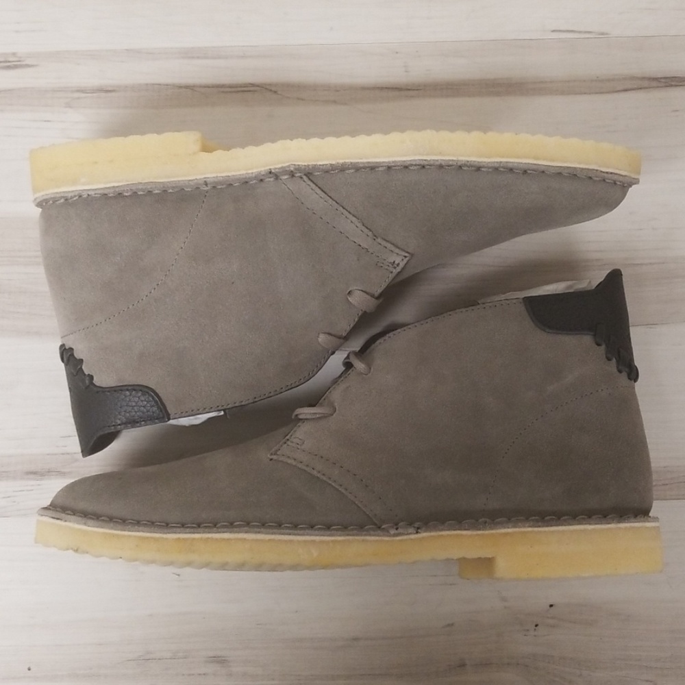 NWB Coach Kingston Suede Chukka Boot Fog Grey - Picture 6 of 8
